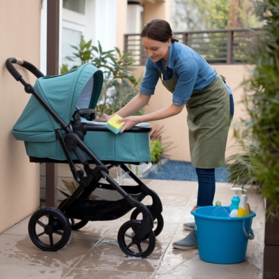 A cute baby stroller alt description goes here.