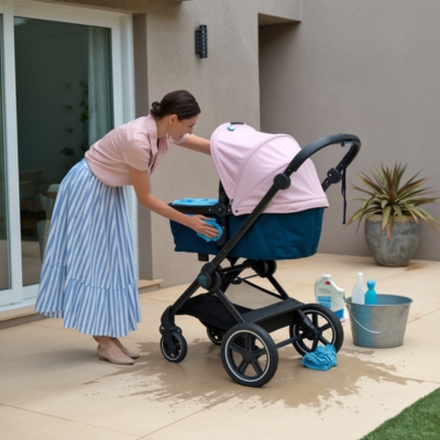 A cute baby stroller alt description goes here.